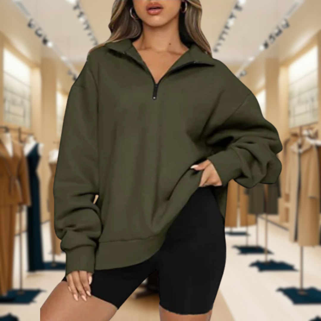 Charlotte – Sweatshirt With Collar