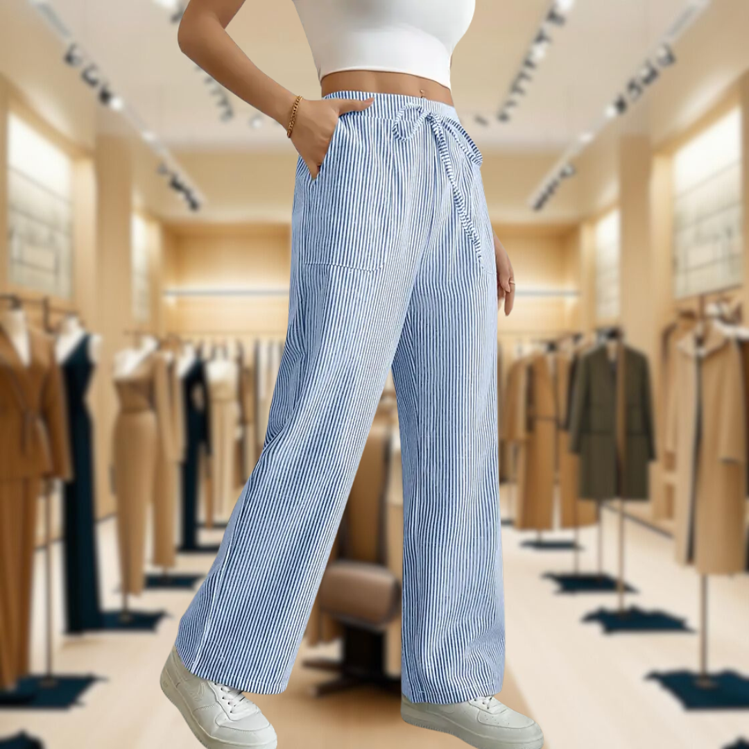 KARINA™ | The Effortlessly Stylish Striped Pants