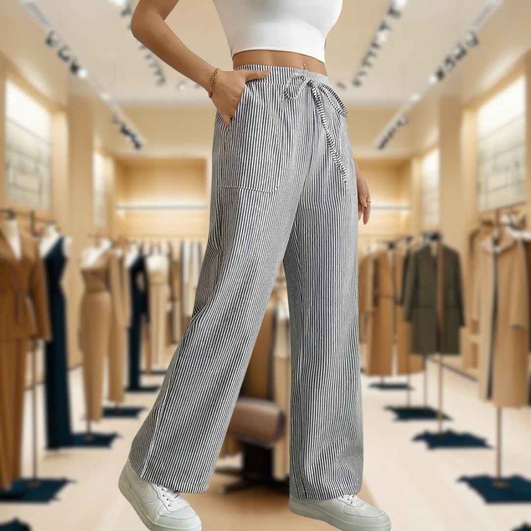 KARINA™ | The Effortlessly Stylish Striped Pants