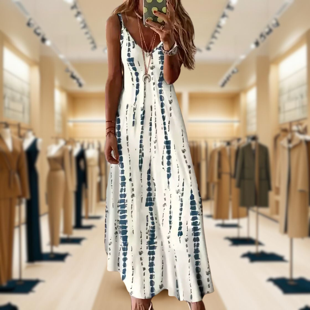 Amy - Summer Loose V-Neck Dress