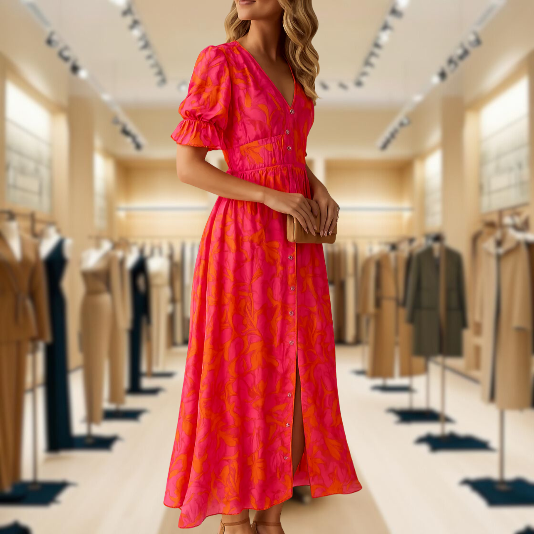 Fleur™ | Flattering Elegant Maxi Dress
