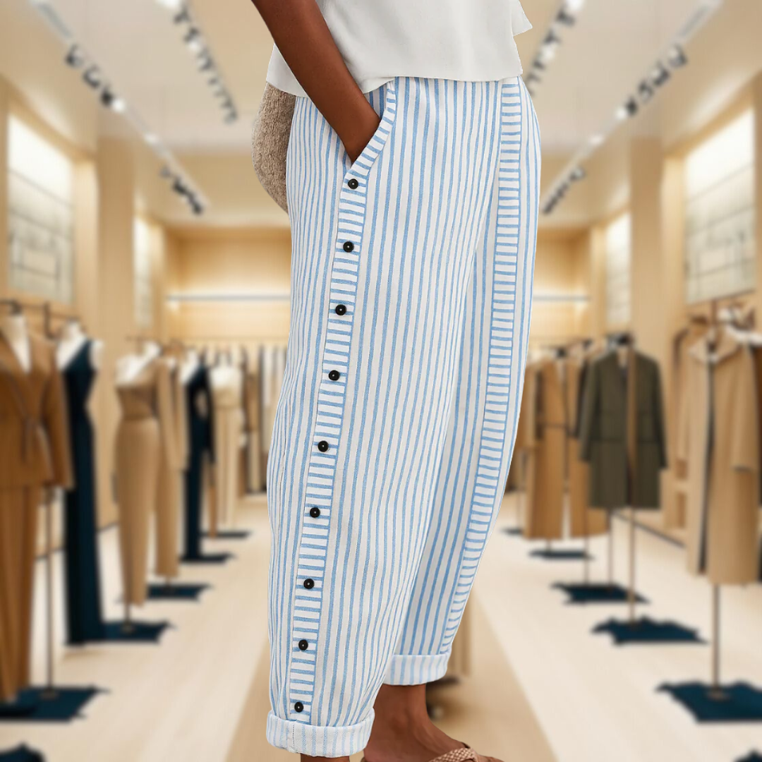 Rea™ | Comfortable Striped Casual Pants