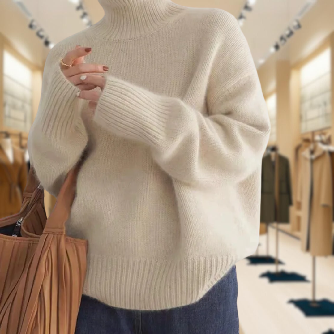 Mirrin Wool Turtleneck Sweater