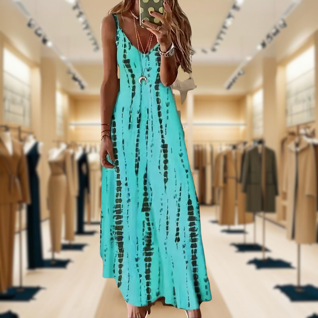 Amy - Summer Loose V-Neck Dress