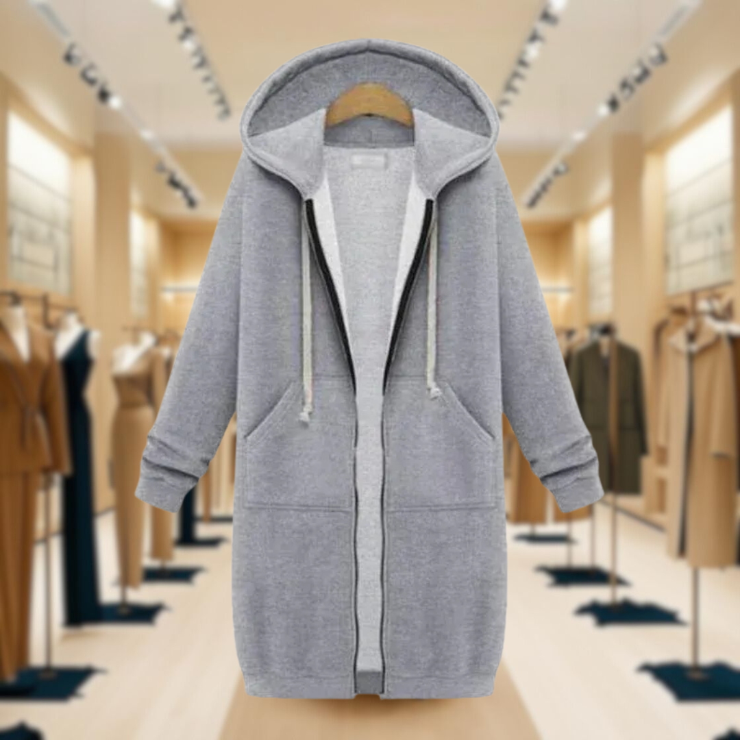 Chloe™ | Comfortable Long Hooded Sweatshirt