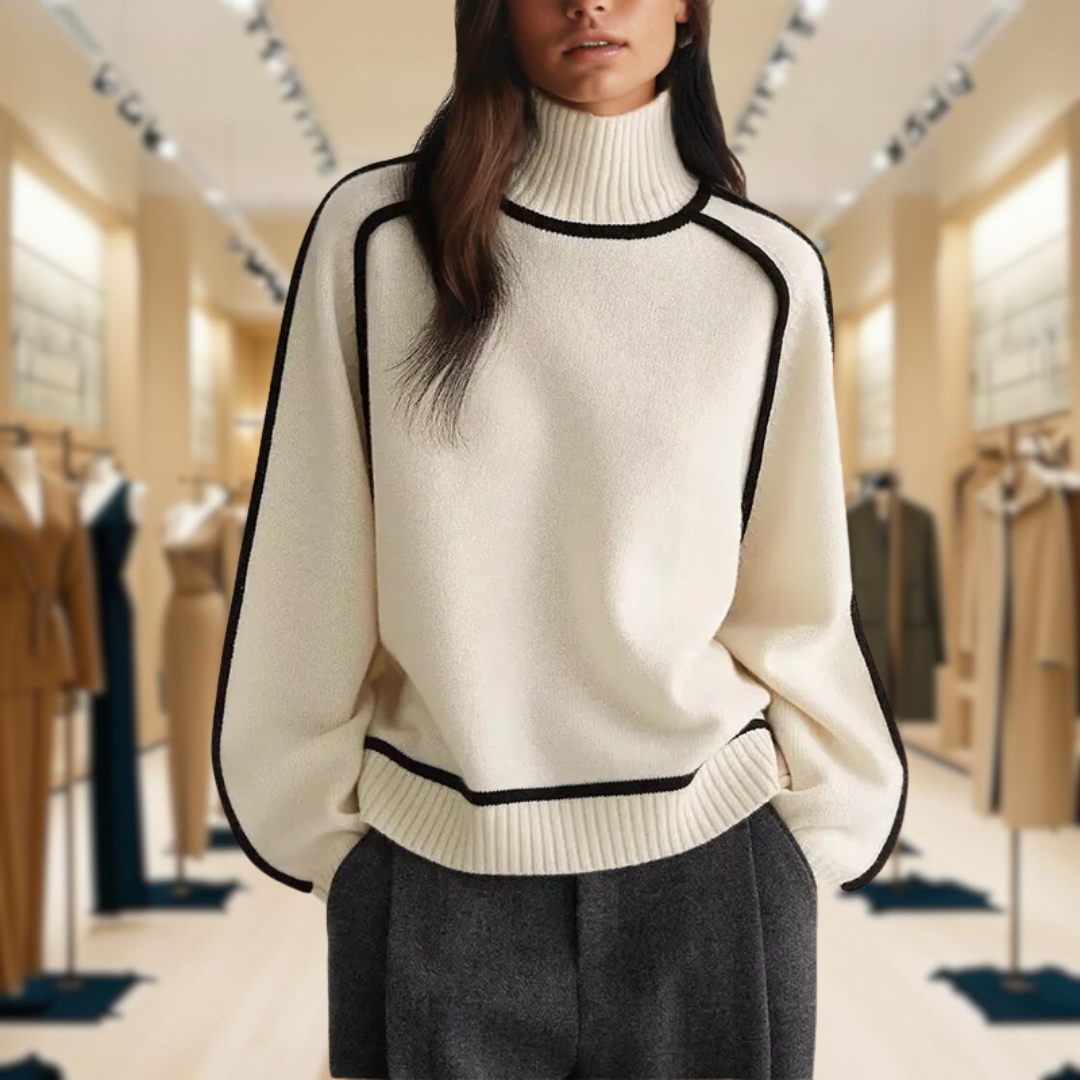 Yalina Warm Turtleneck Sweater