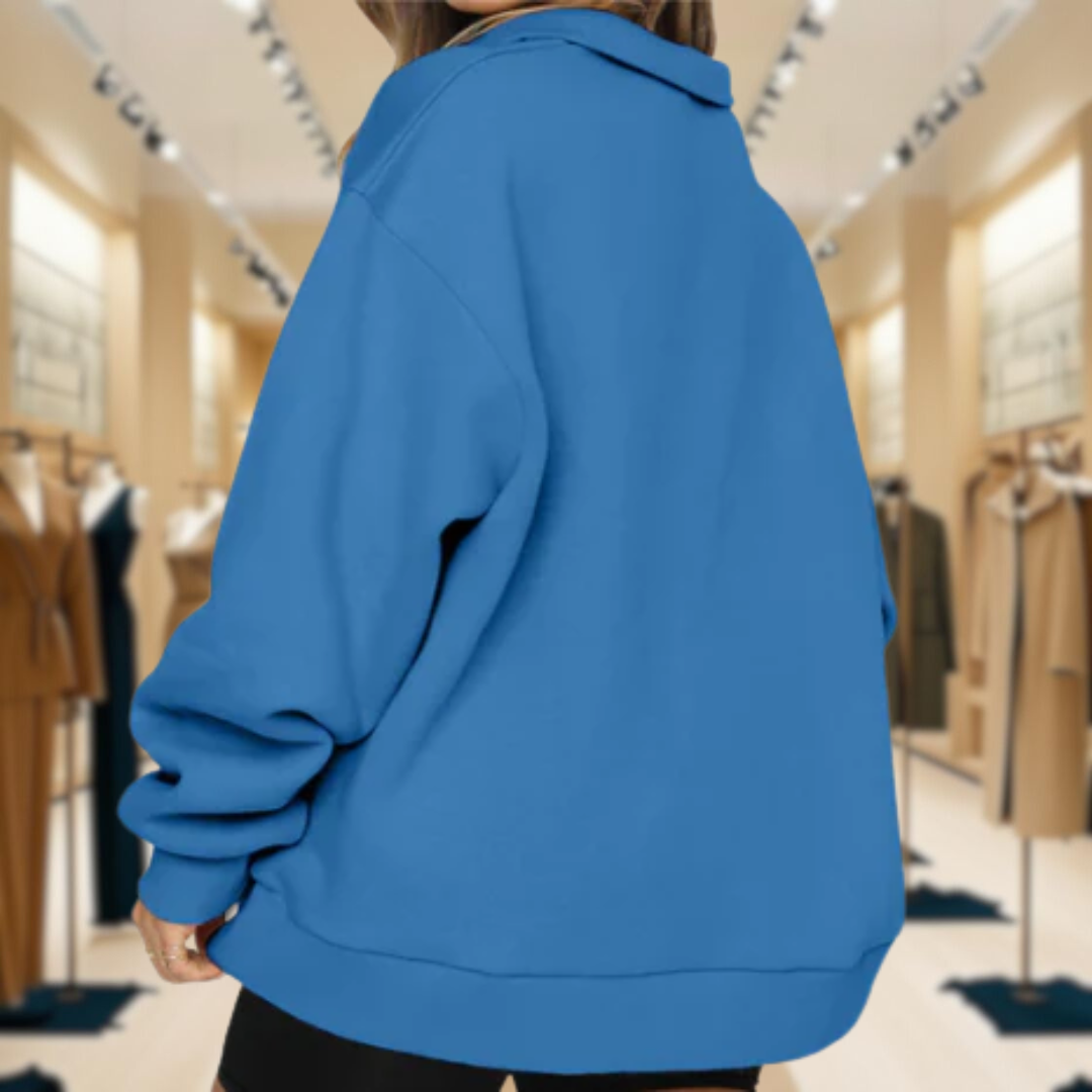 Charlotte – Sweatshirt With Collar