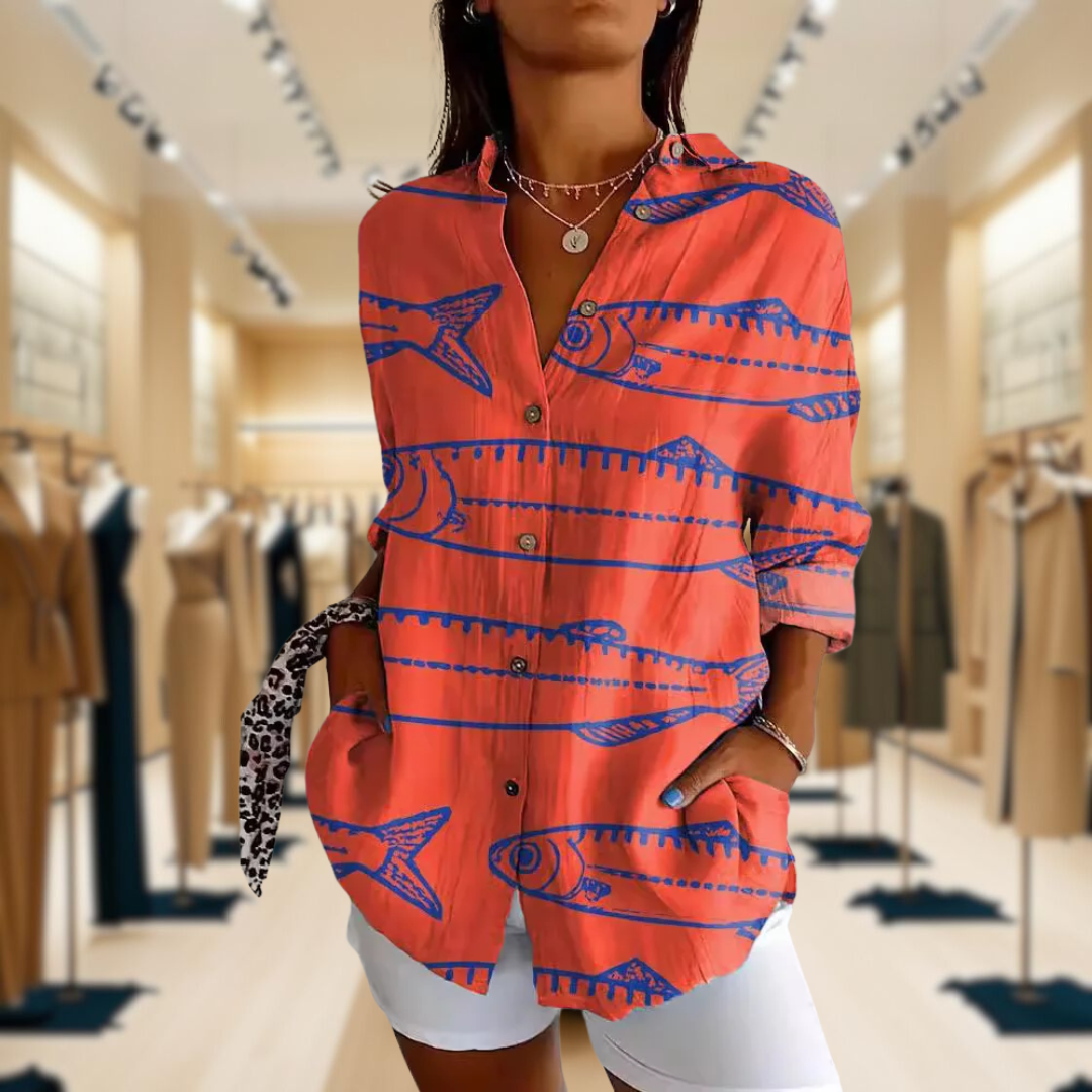 Vaella™ - Colorful Printed Blouse