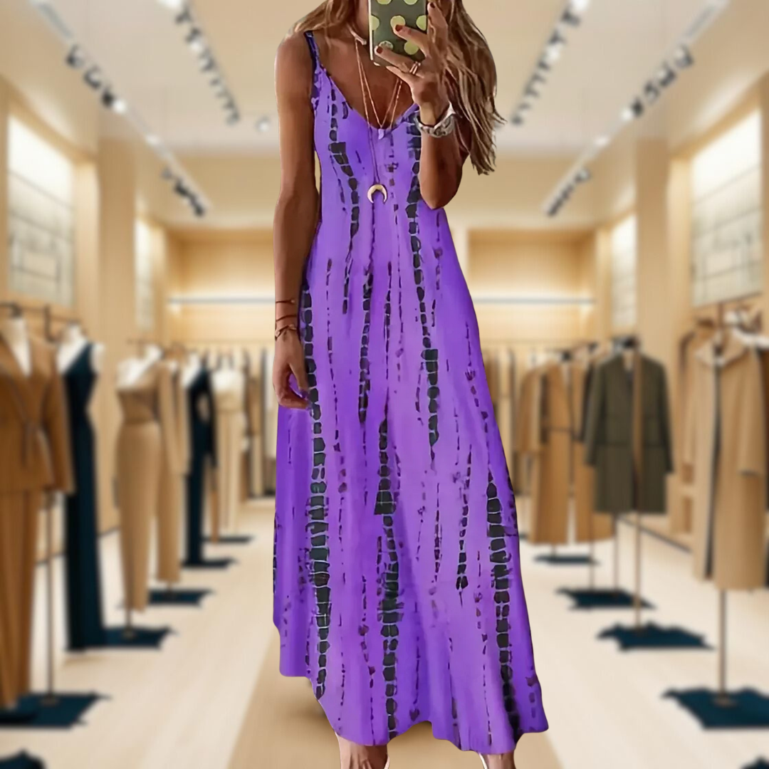 Amy - Summer Loose V-Neck Dress