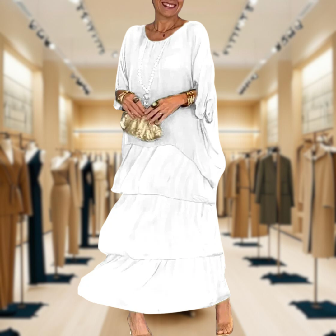 Nora | Elegant Chiffon Casual Boho Dress