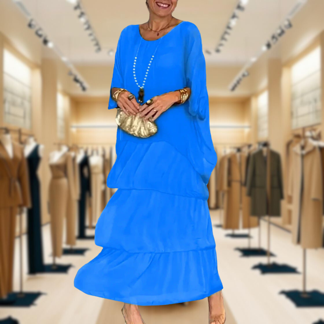 Nora | Elegant Chiffon Casual Boho Dress