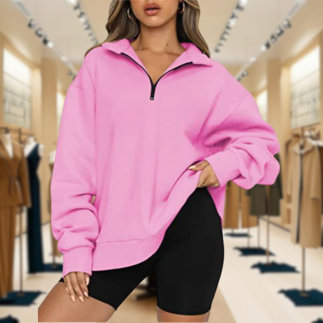 Charlotte – Sweatshirt With Collar