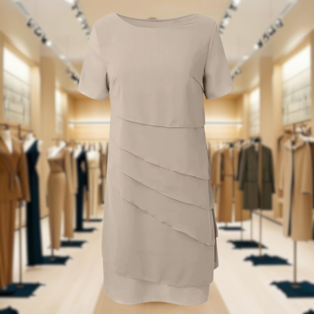 Lea | Layered Chiffon Dress