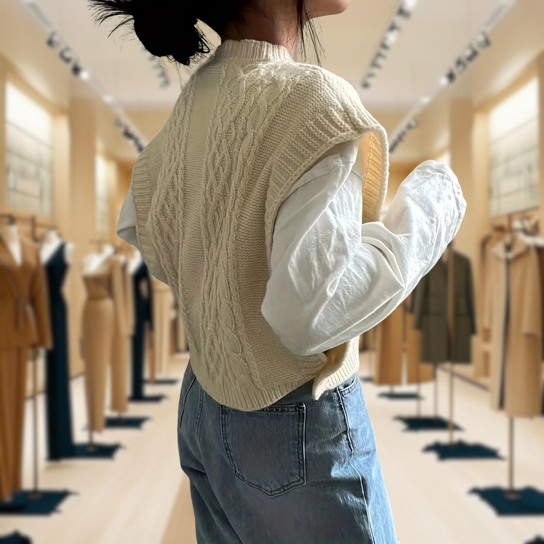 Trish™ - Vintage Button Knit Cardigan