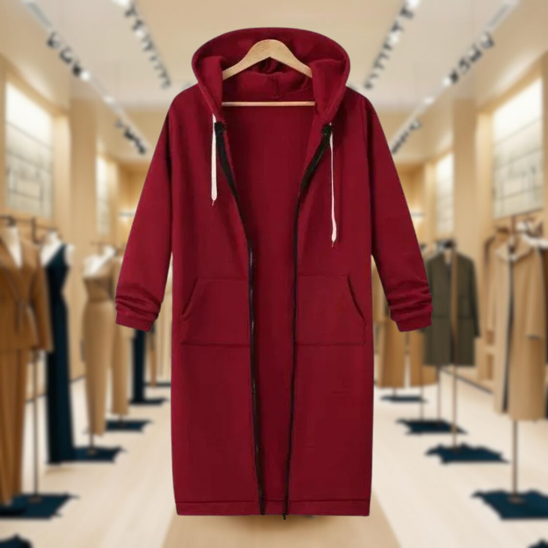 Chloe™ | Comfortable Long Hooded Sweatshirt