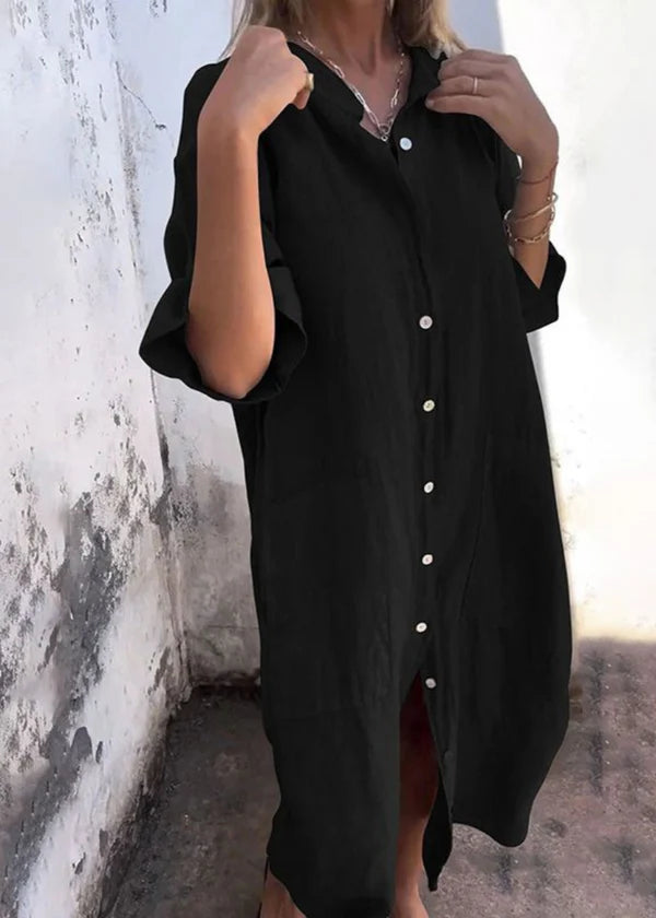 Dianne™ | Casual Ibiza-Style Shirt Dress