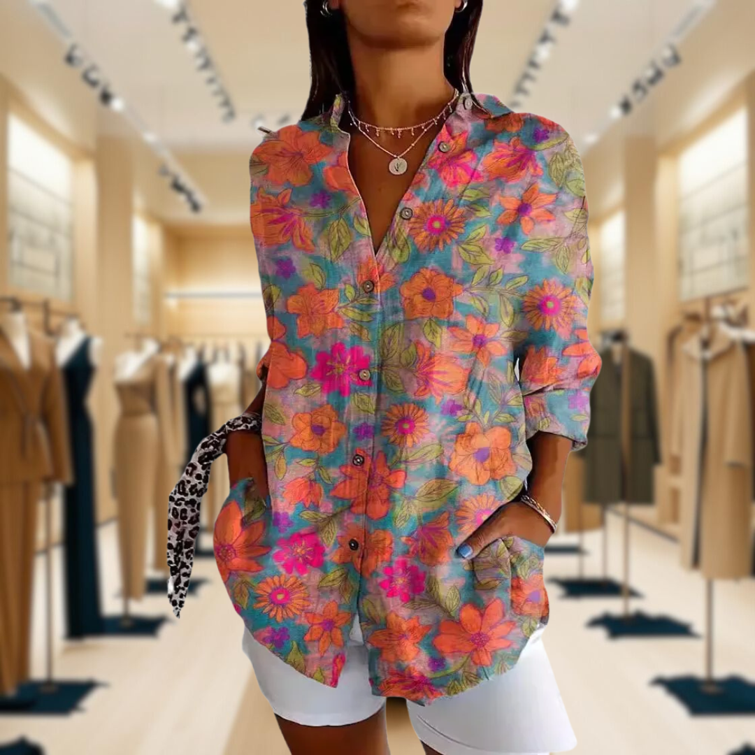 Vaella™ - Colorful Printed Blouse