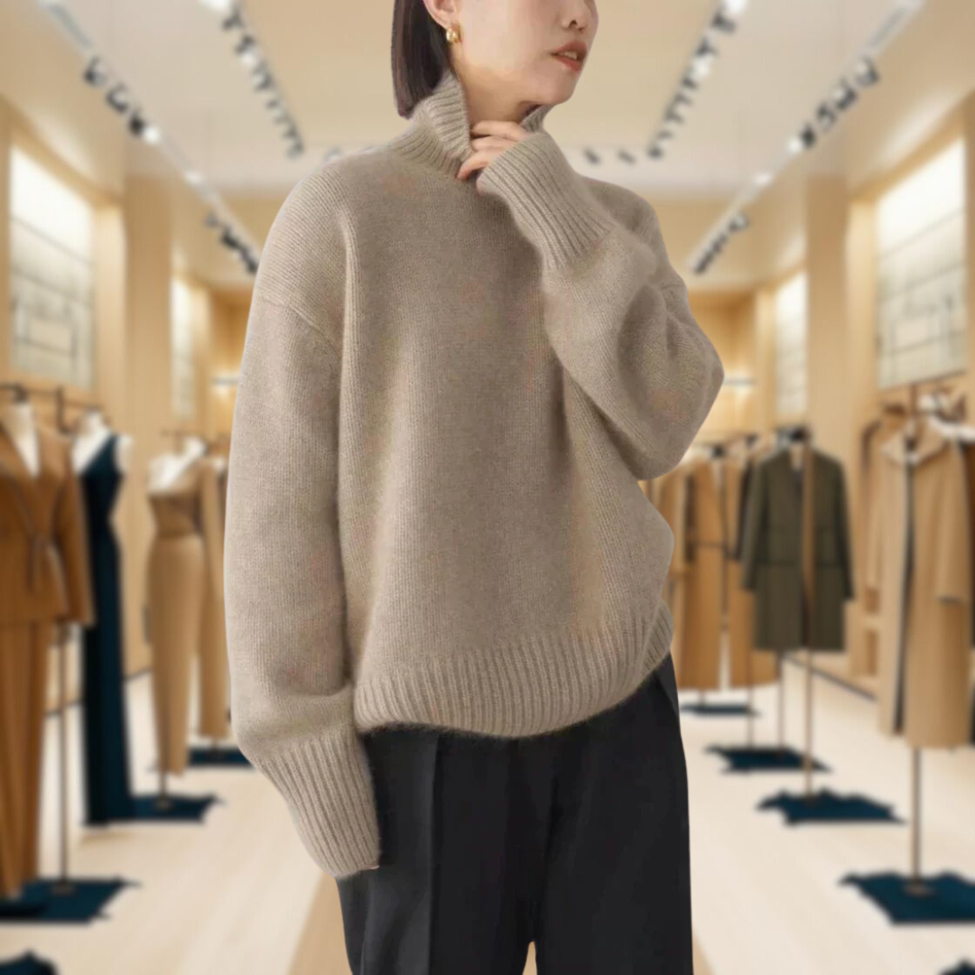 Mirrin Wool Turtleneck Sweater