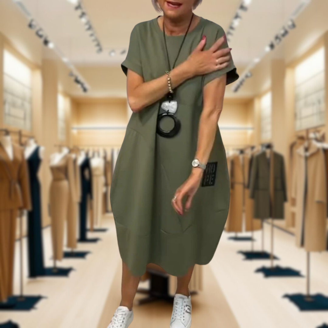 Addison™ - Stylish Short Sleeved Dress