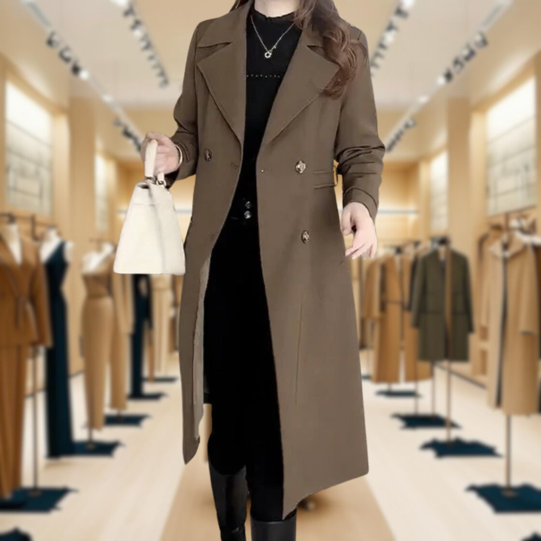 Elise™ | Elegant Trench Coat