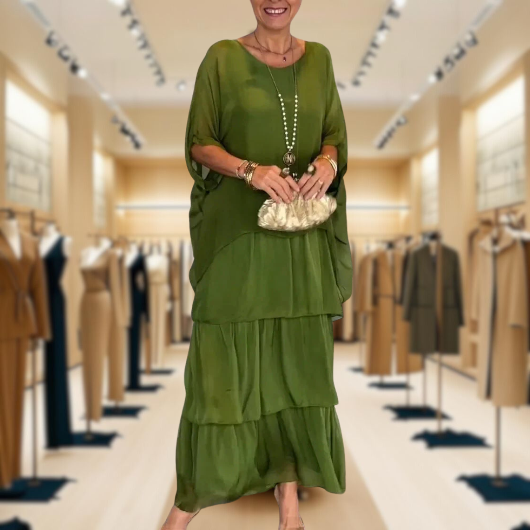 Nora | Elegant Chiffon Casual Boho Dress