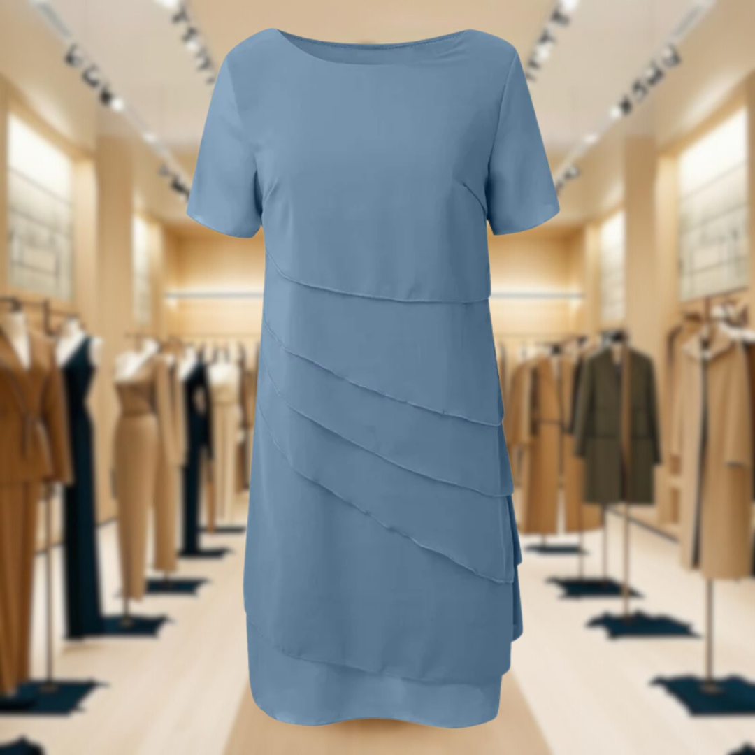 Lea | Layered Chiffon Dress
