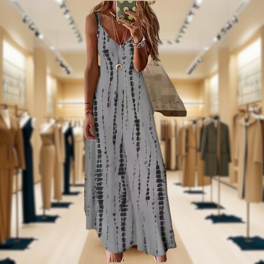 Amy - Summer Loose V-Neck Dress