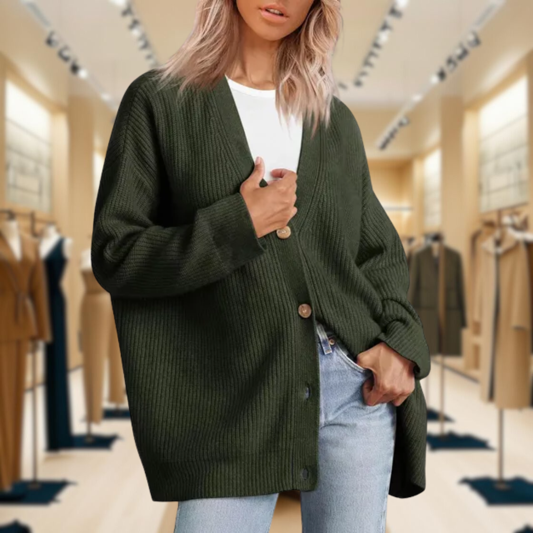 Remy™ - Luxurious V-Neck Cardigan for Women
