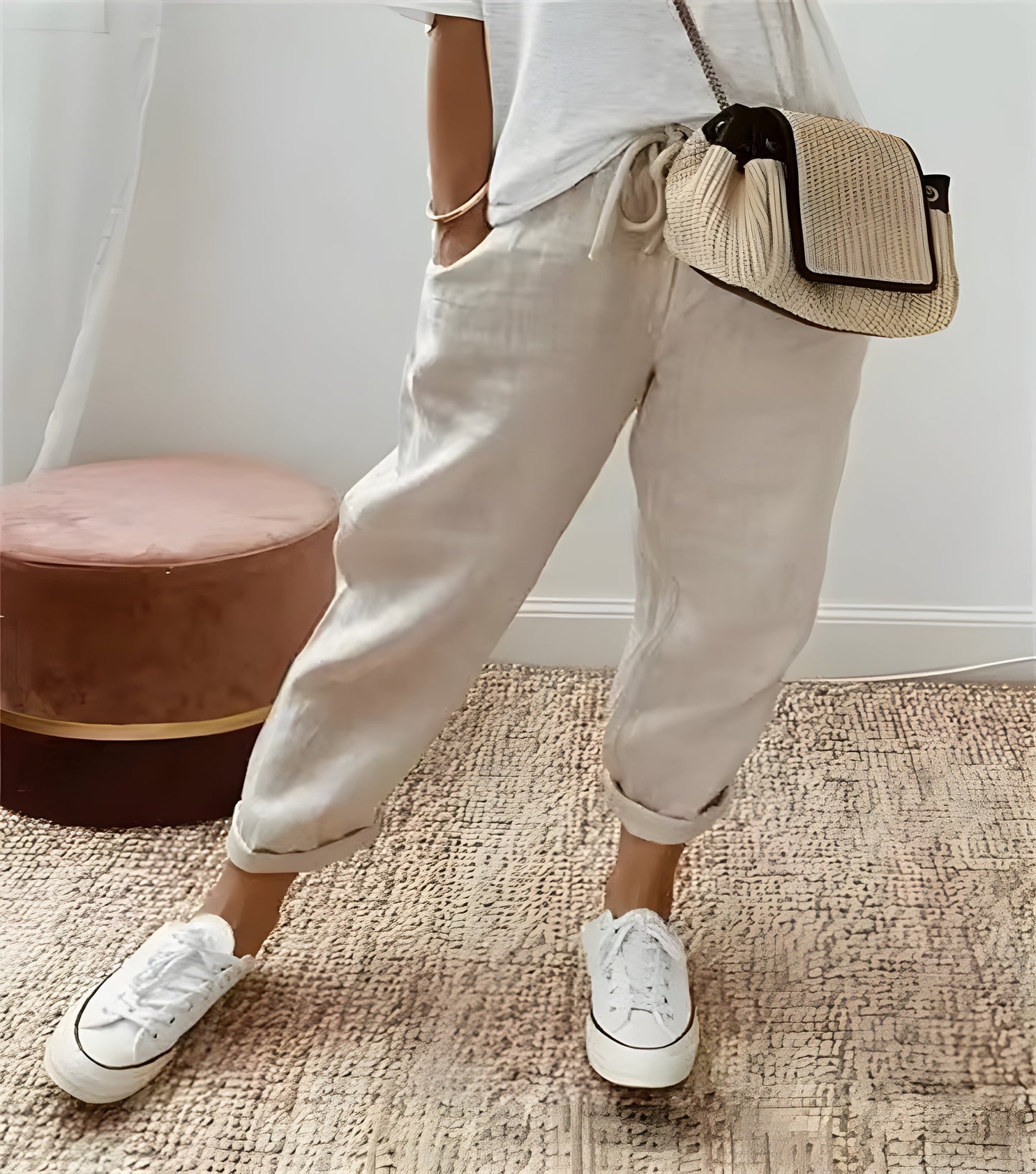 Lina | Chic breathable linen trousers