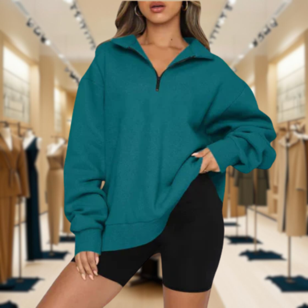 Charlotte – Sweatshirt With Collar