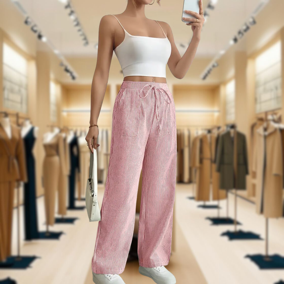 KARINA™ | The Effortlessly Stylish Striped Pants