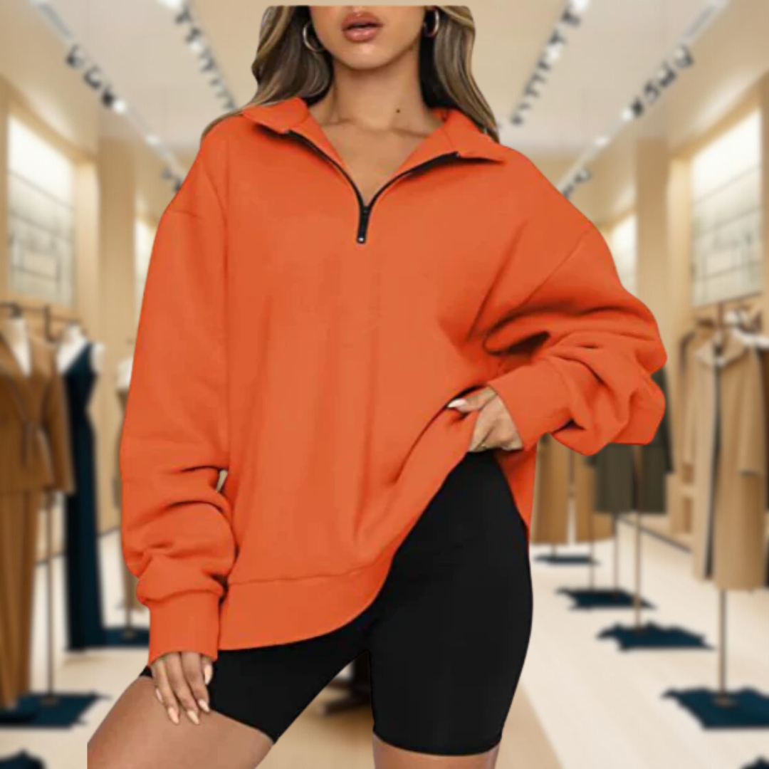 Charlotte – Sweatshirt With Collar