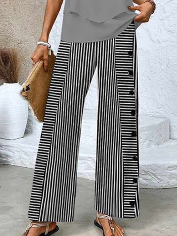 Classy Striped Print