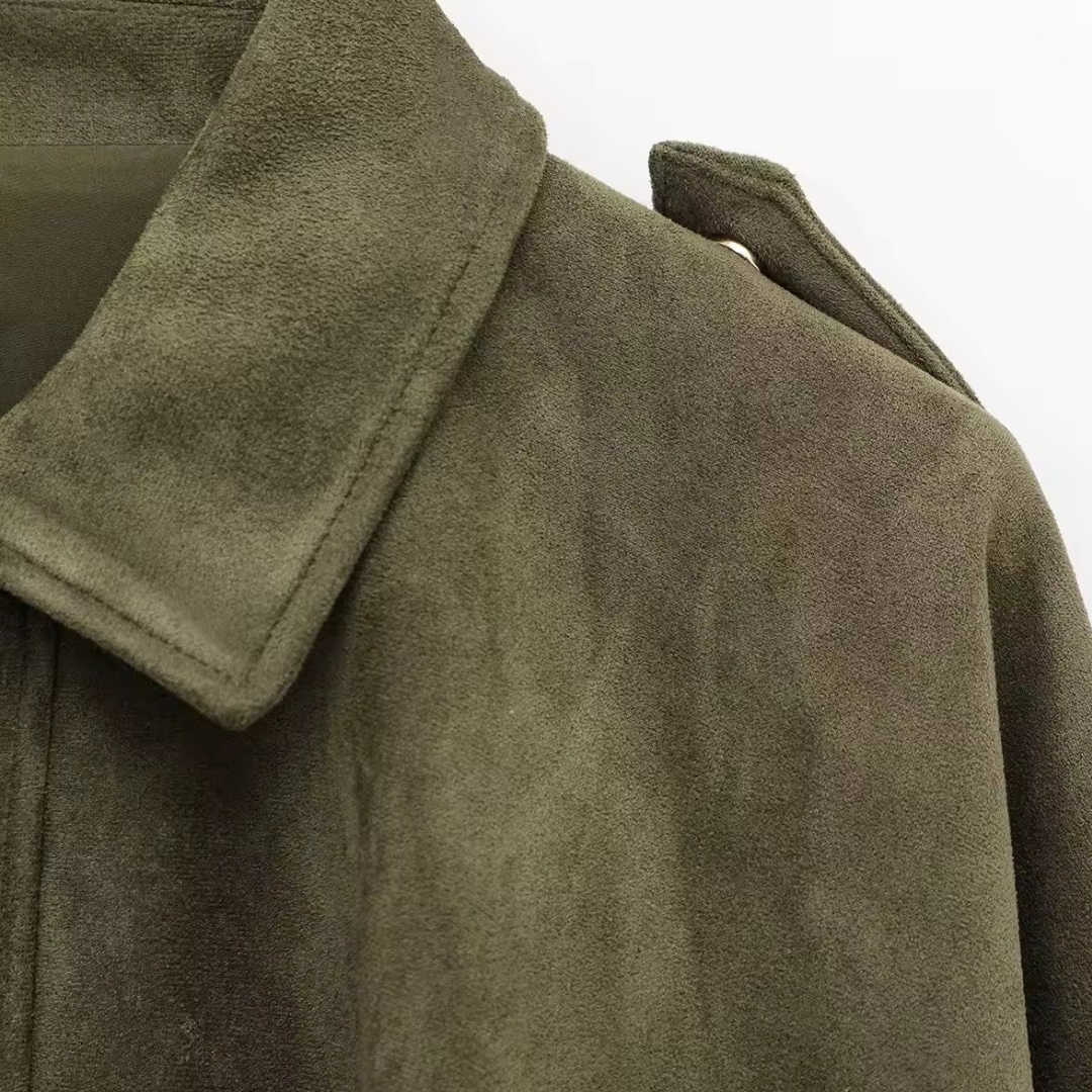 Georgina - Lightweight Suede Jacket