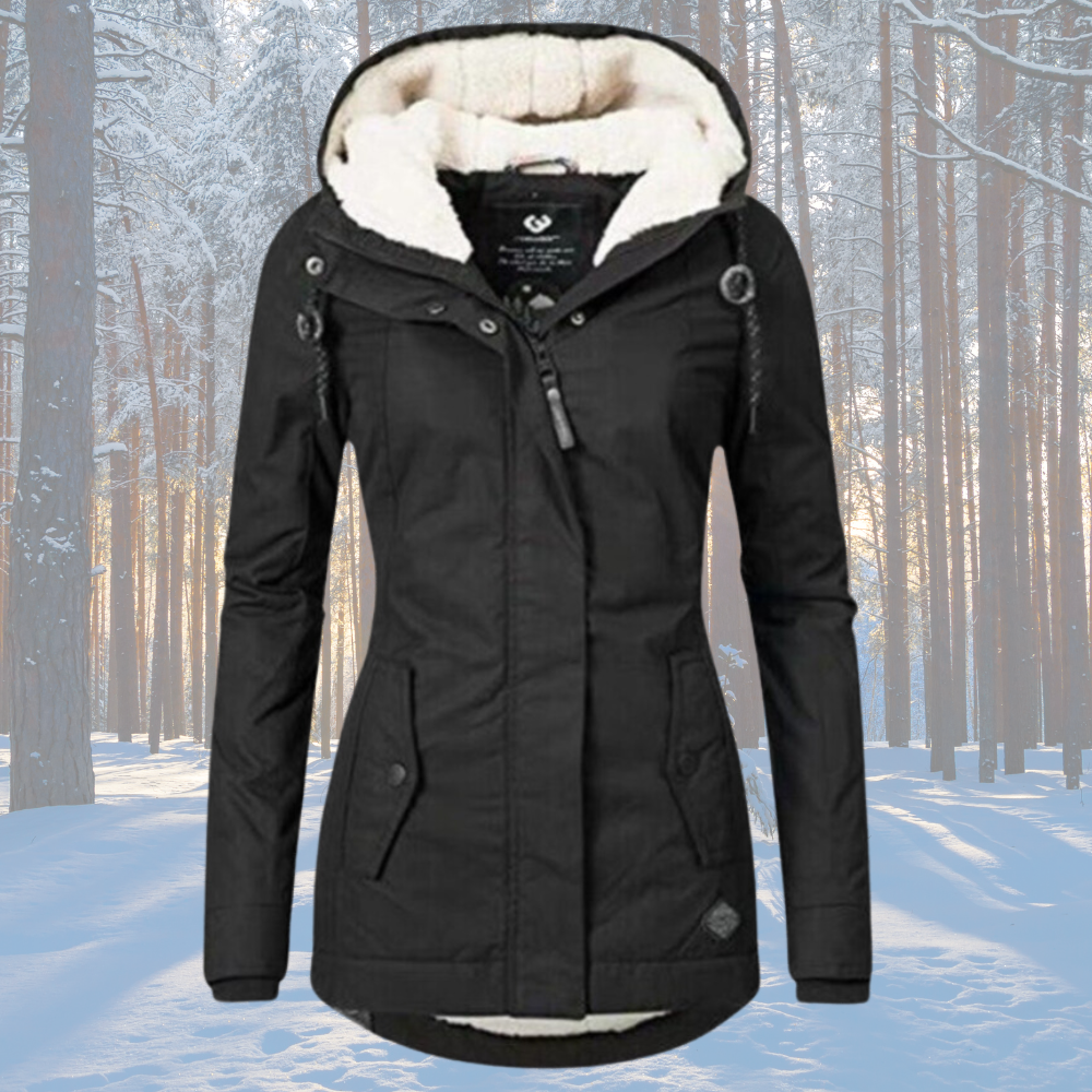 Naomi - Fleece Lined Hooded Parka Jacket