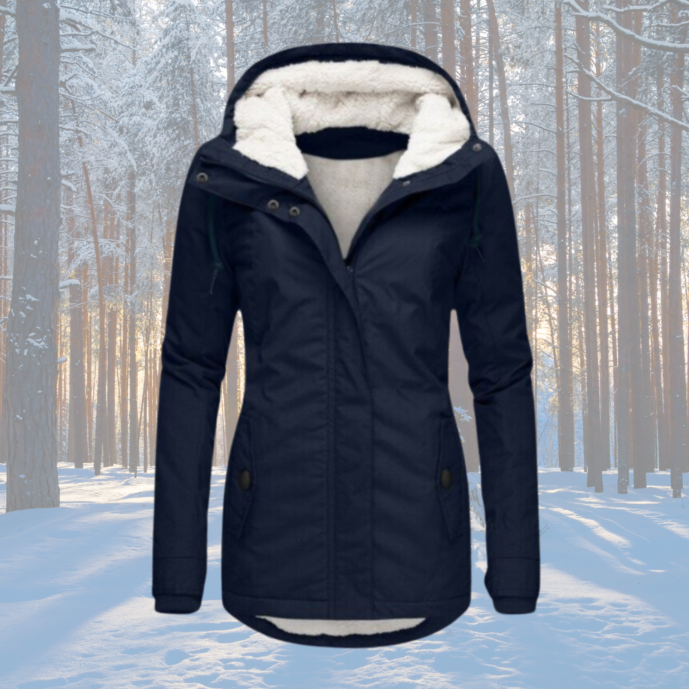 Naomi - Fleece Lined Hooded Parka Jacket
