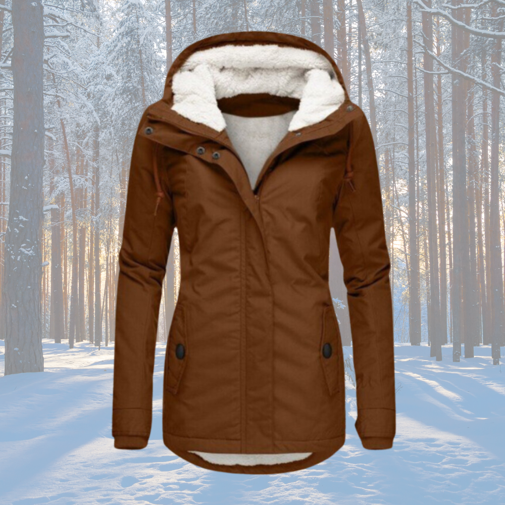 Naomi - Fleece Lined Hooded Parka Jacket