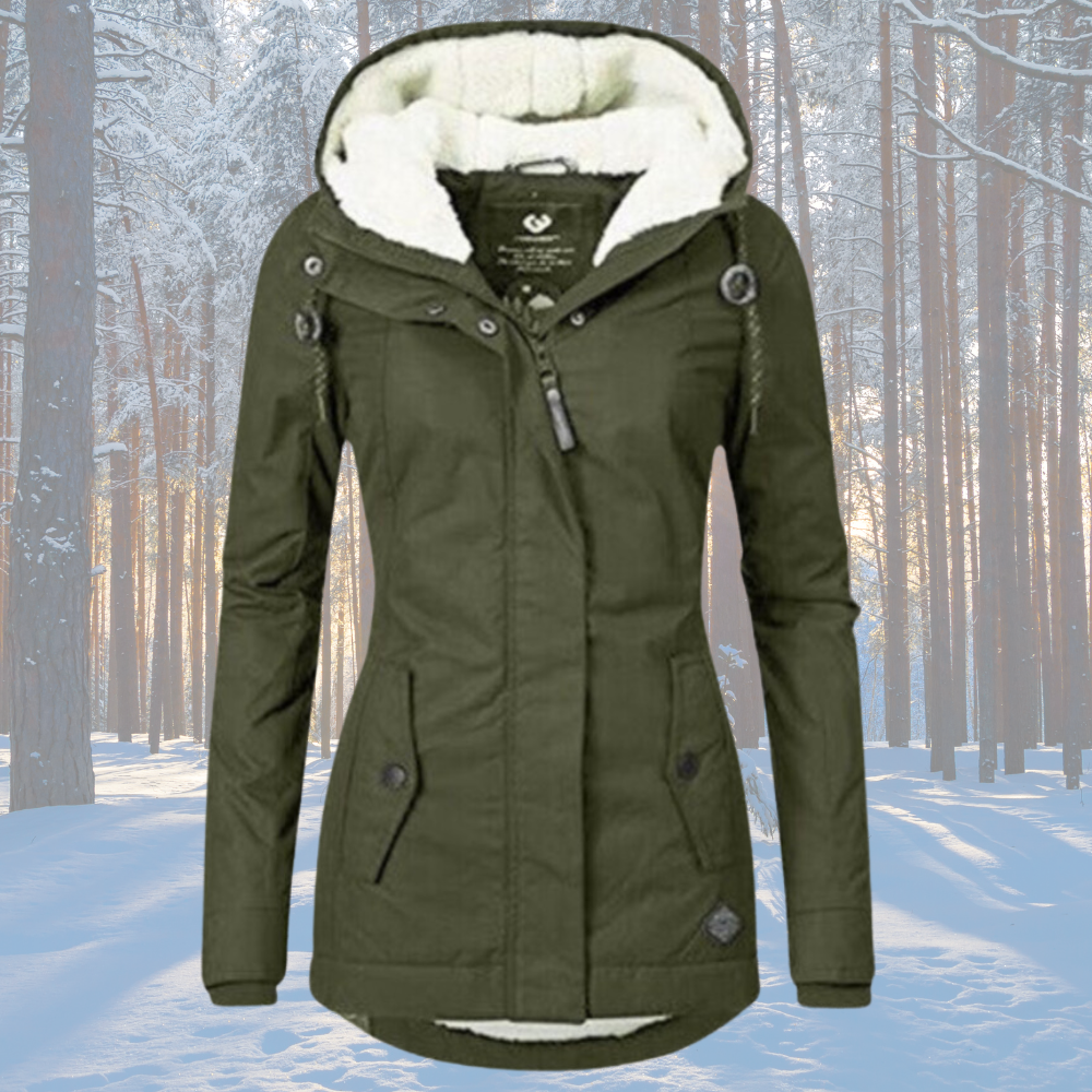 Naomi - Fleece Lined Hooded Parka Jacket