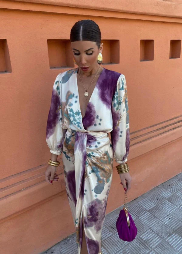 Aurelle™ | Stylish Dress with Tie Detail