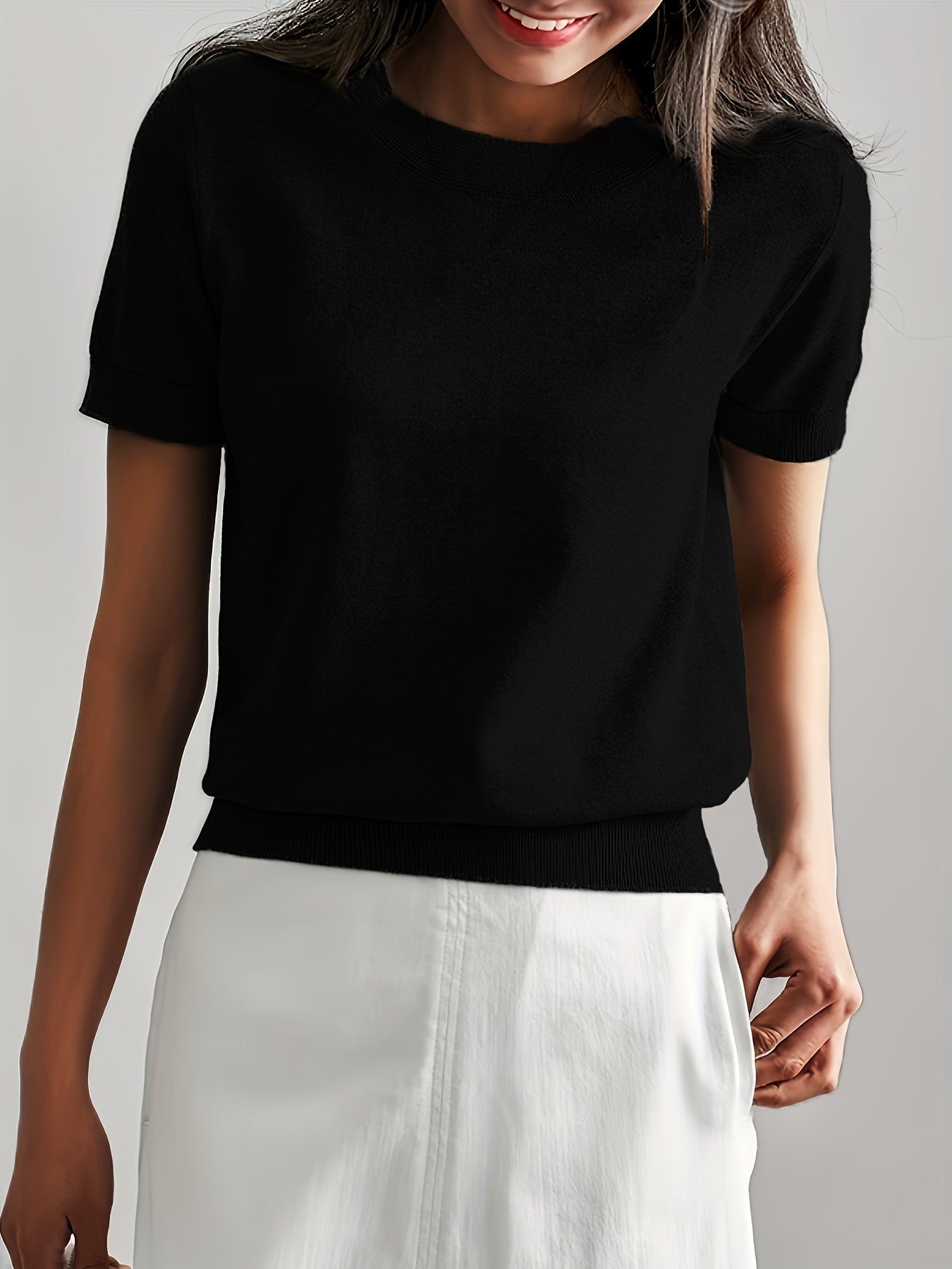 Queenie | Stylish Knitted T-shirt for Women