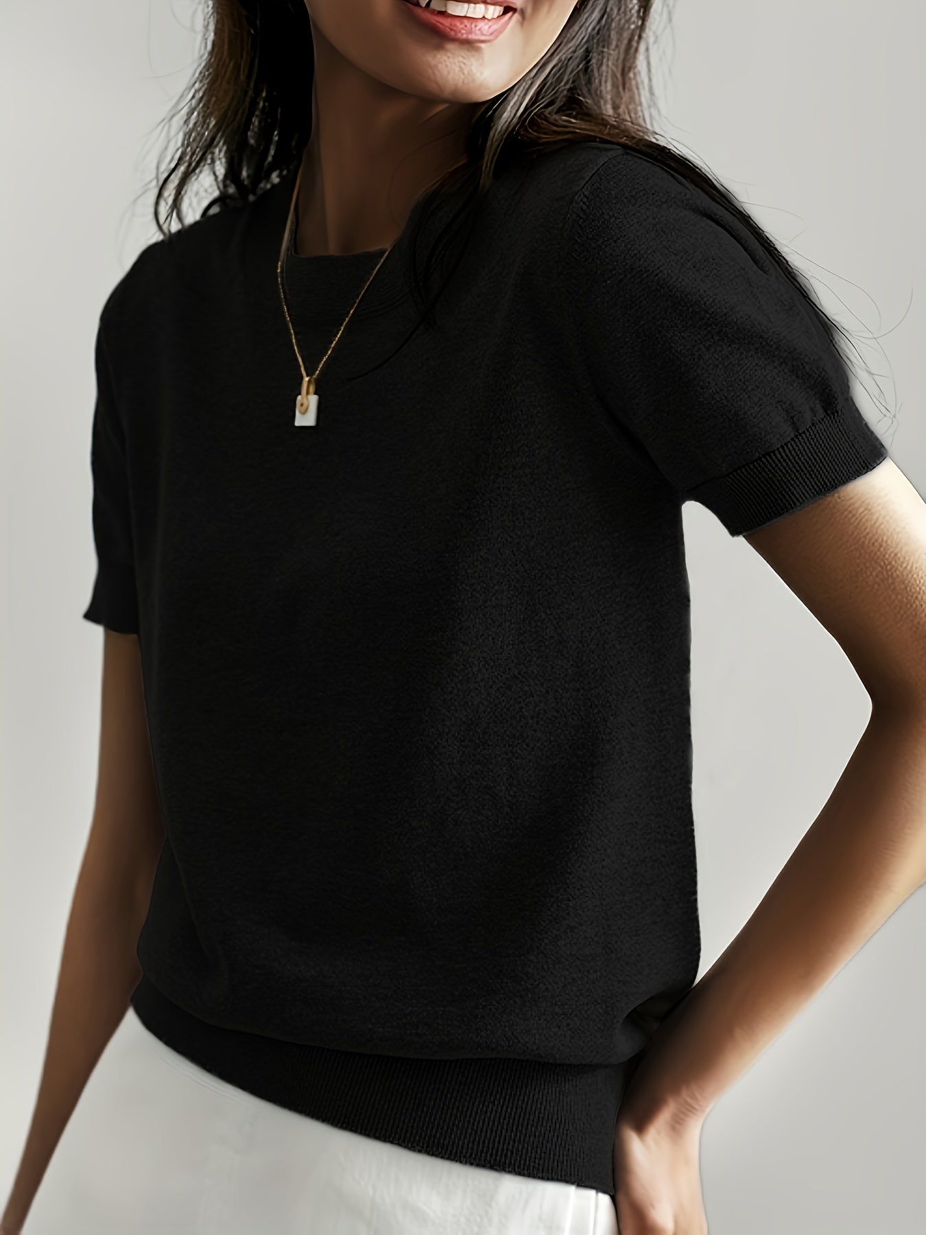 Queenie | Stylish Knitted T-shirt for Women