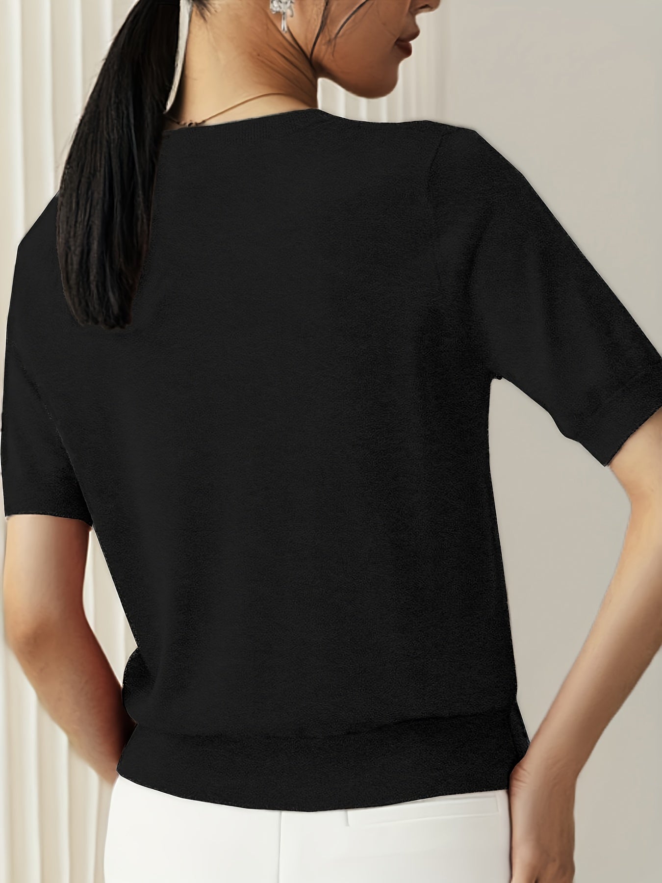 Queenie | Stylish Knitted T-shirt for Women
