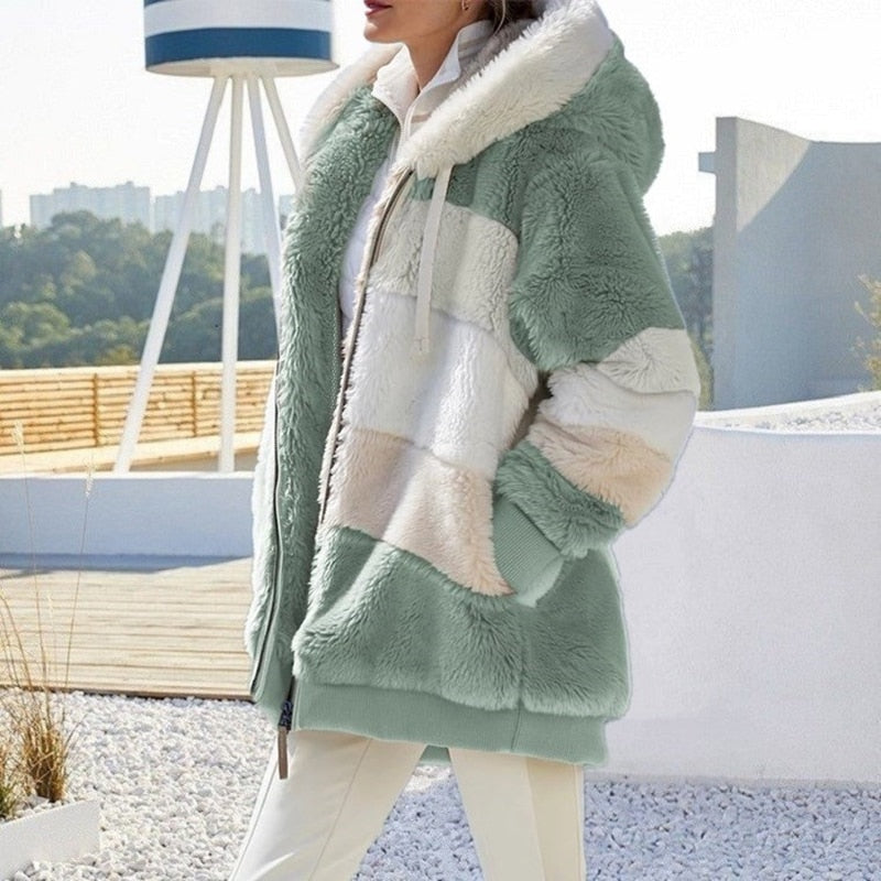 Fibi™ | Cozy Plush Vest with Hood