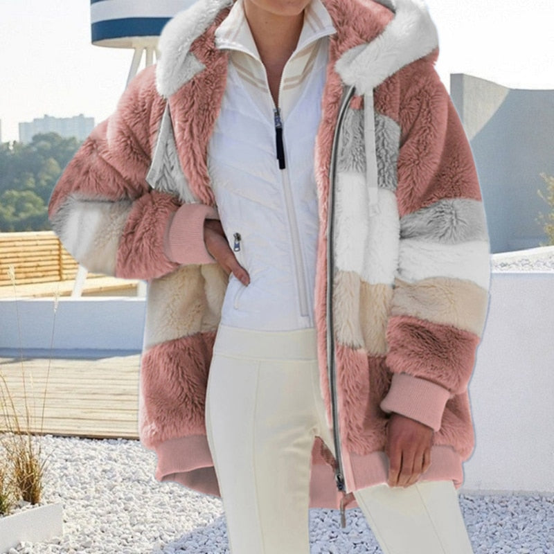 Fibi™ | Cozy Plush Vest with Hood