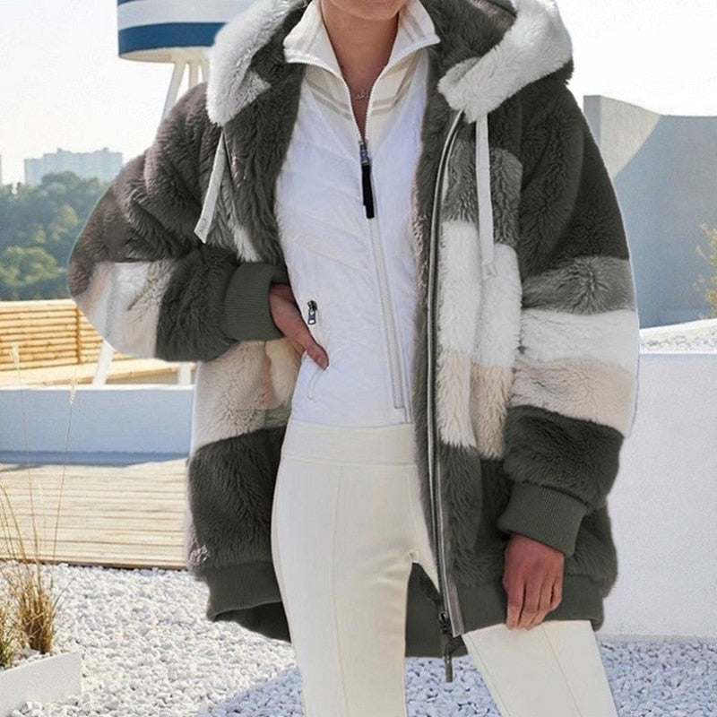 Fibi™ | Cozy Plush Vest with Hood