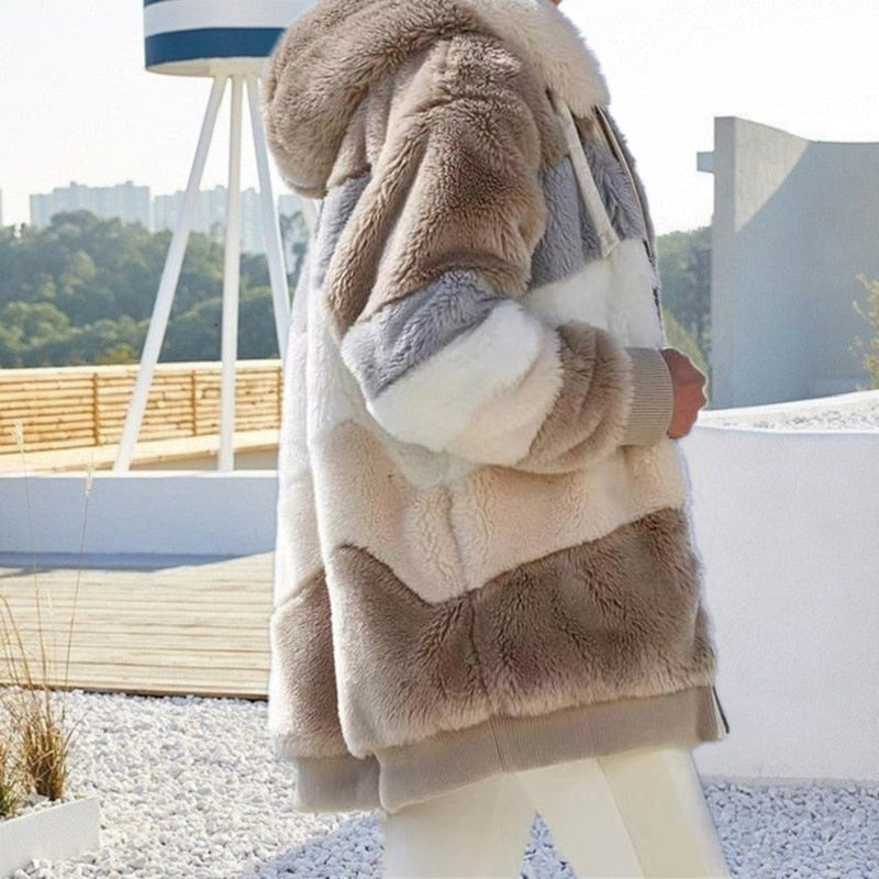 Fibi™ | Cozy Plush Vest with Hood