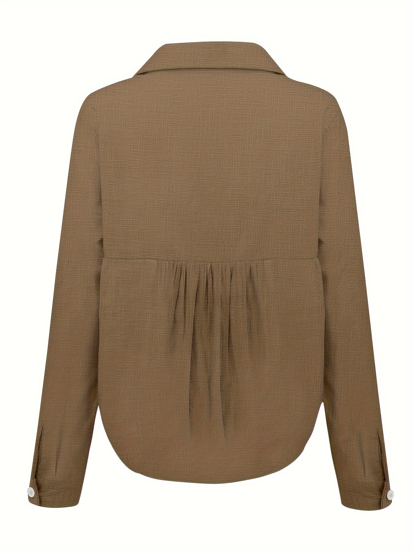 Elise - Long Sleeve Linen Shirt