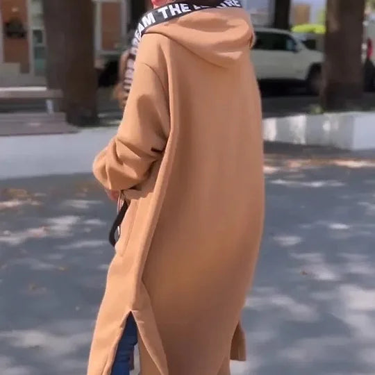 Mila™ | Elegant Long Cotton Coat