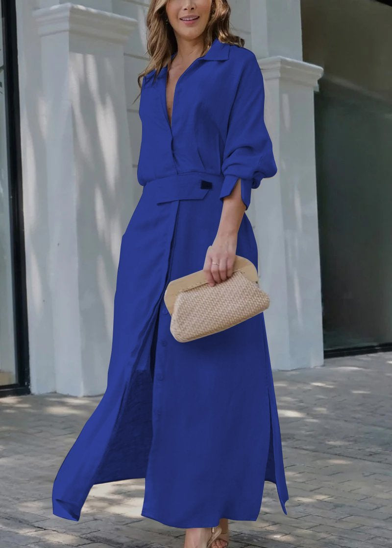 Judith™ | Stylish & Elegant Linen Maxi Dress