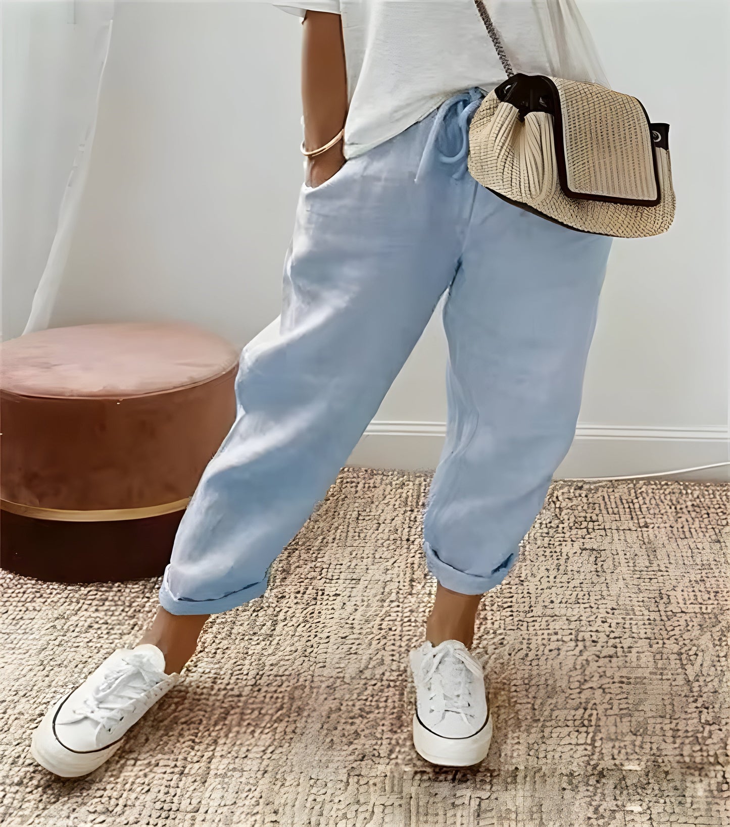 Lina | Chic breathable linen trousers